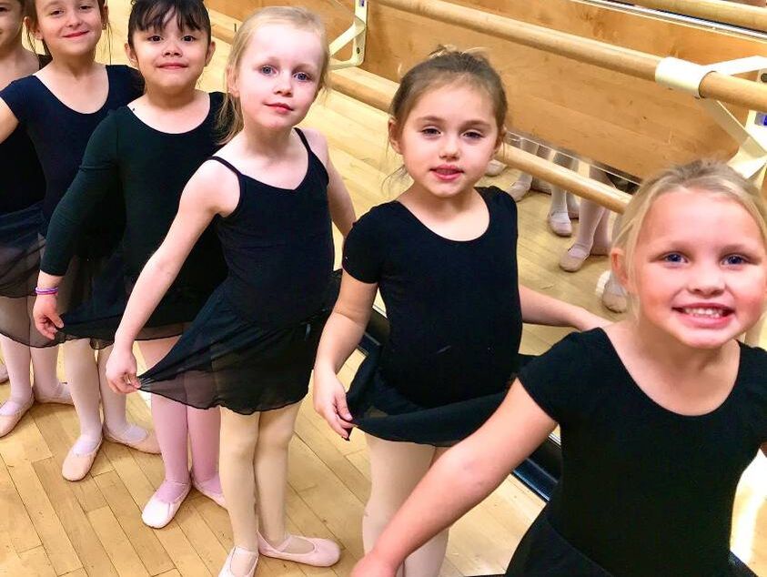 Kids Learning Ballet